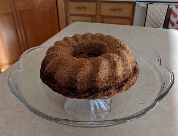 Cinnamon Struesel Bundt Cake